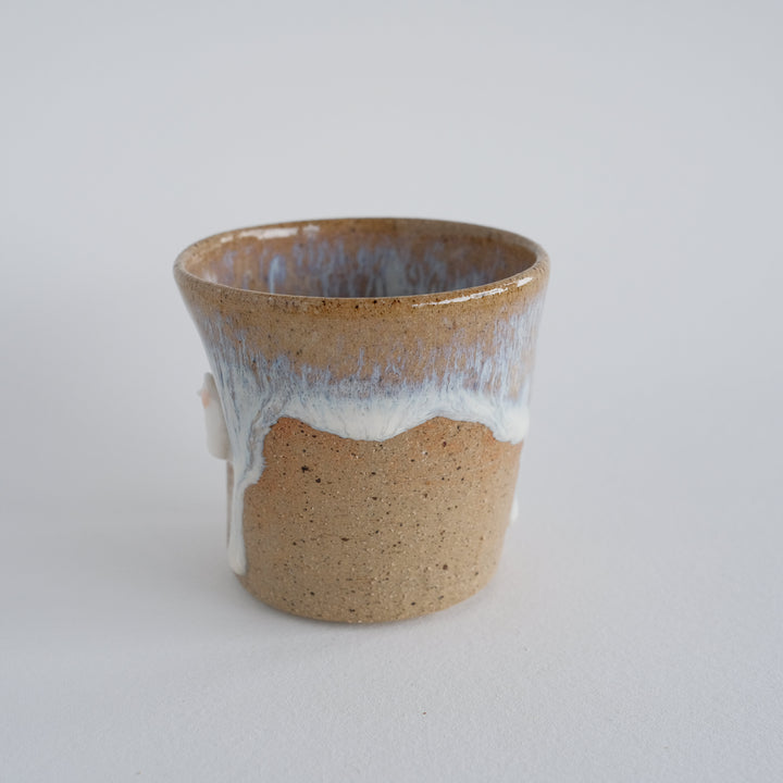 Drippy Indent Cup | Sleepy Curled Fox