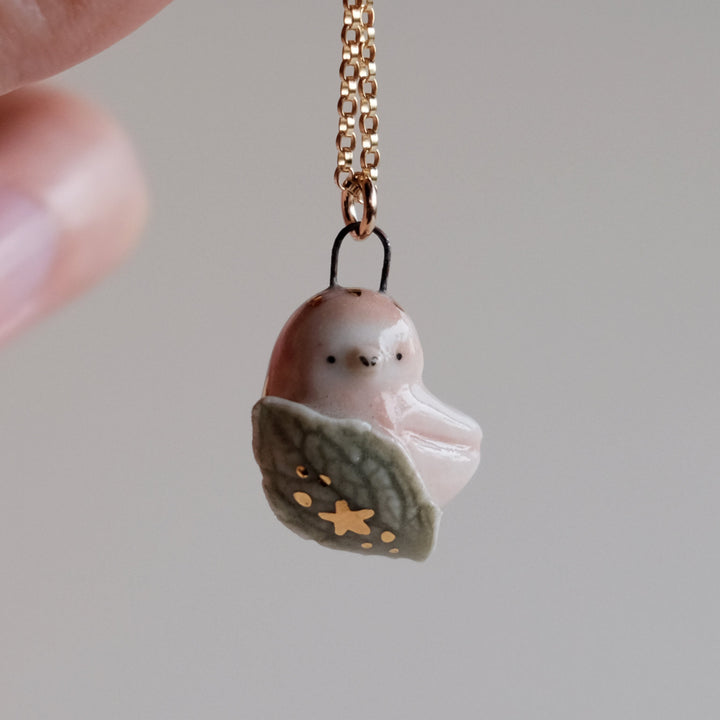 Leaf Sloth Necklace