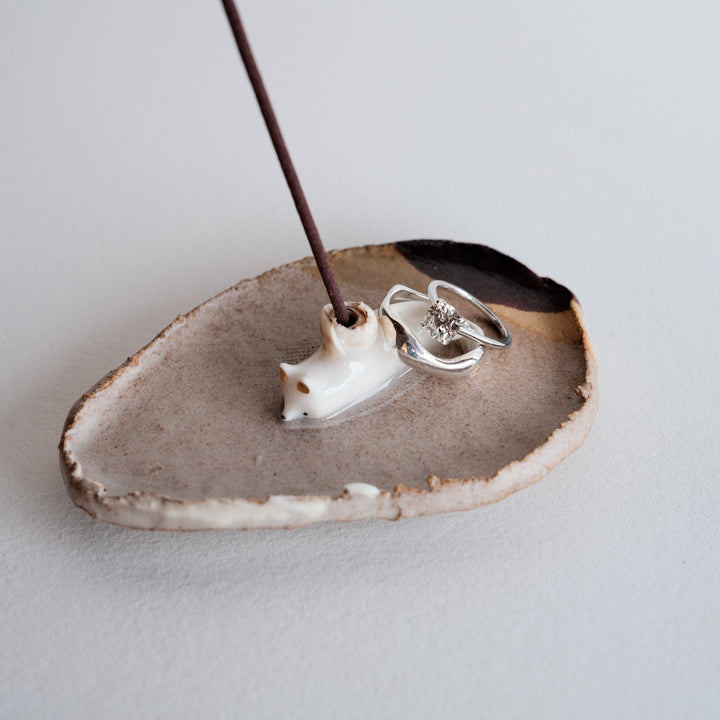 Footed Dish | Slumped Fox