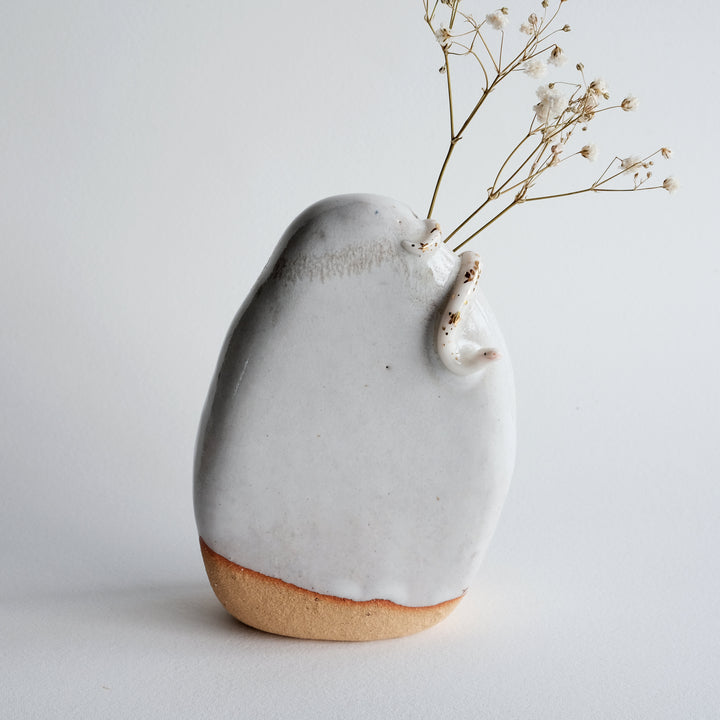 Pebble Vase | Leaf Litter Snake