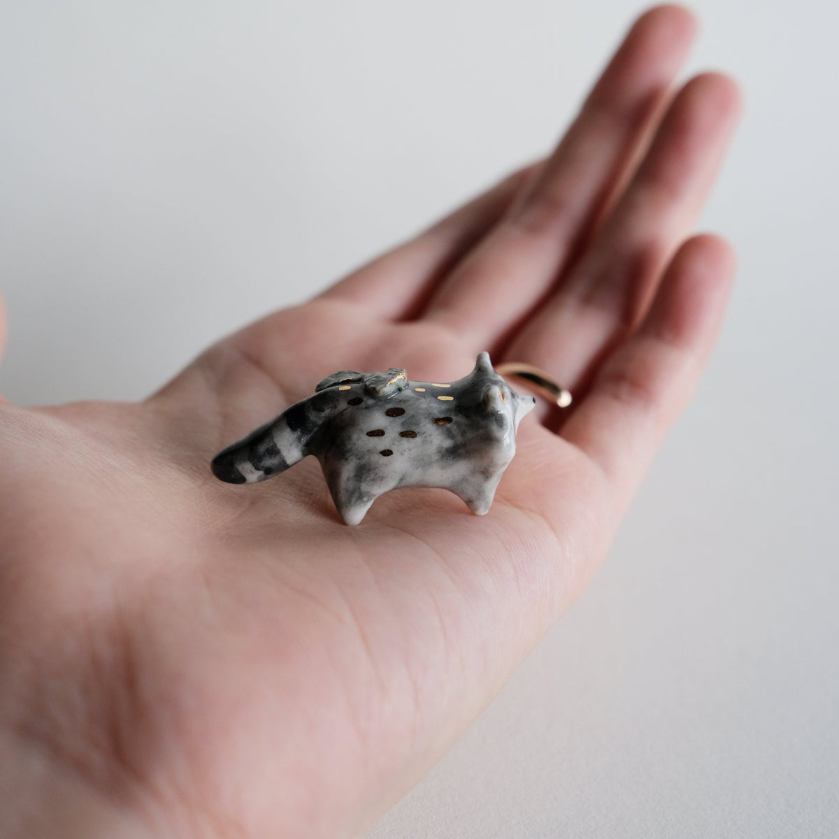 Raccoon and Sprout Guardian – Lithops Studio