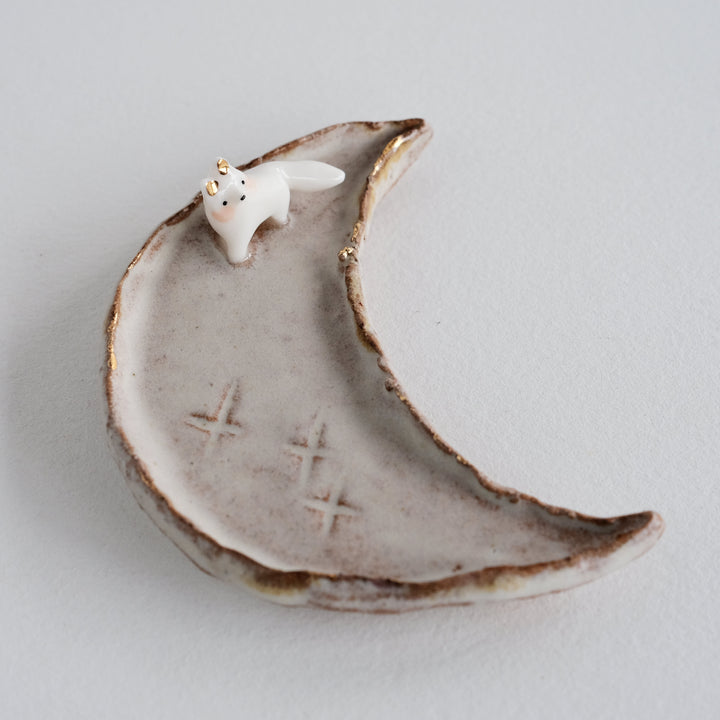 Footed Crescent Dish | Wandering Fox
