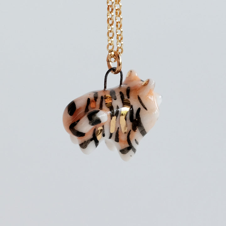 Brave Tiger Necklace