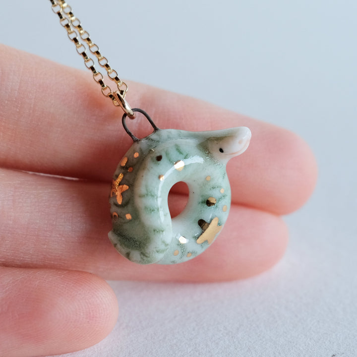 Green Snake Necklace | Stardust