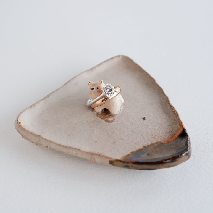 Footed Dish | Triangle Bear