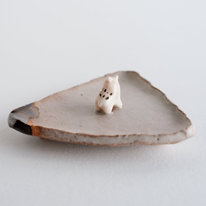 Footed Dish | Triangle Bear