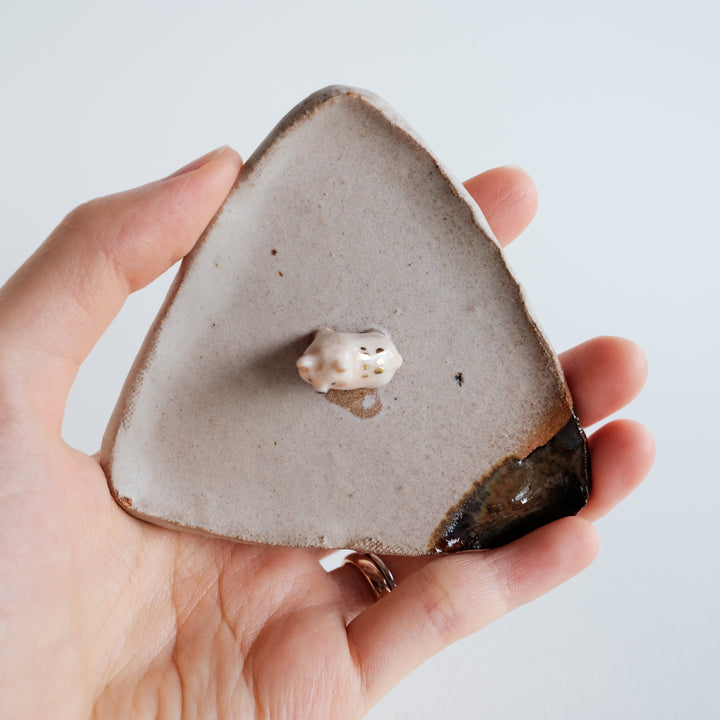 Footed Dish | Triangle Bear