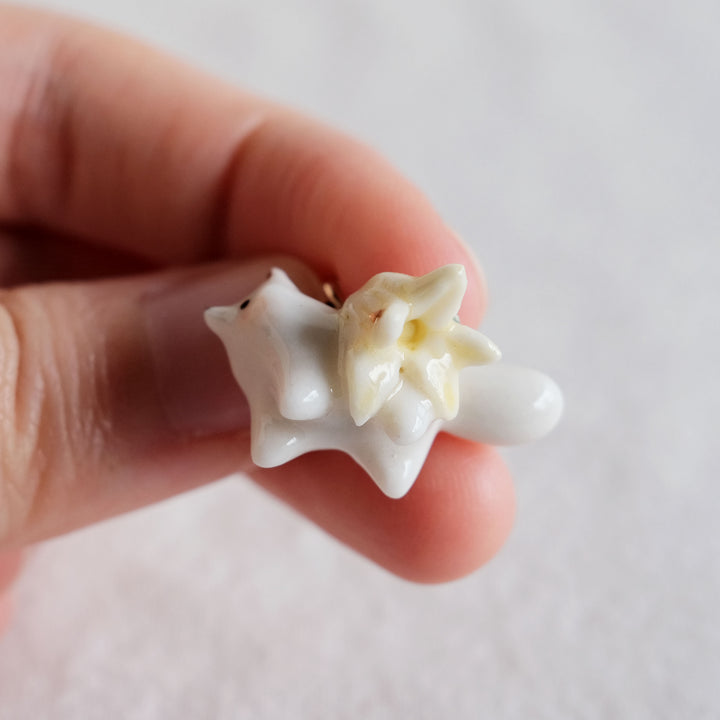 Flower Fox Necklace