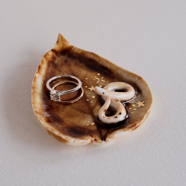 Leaf Dish | Brown Leaf Snake