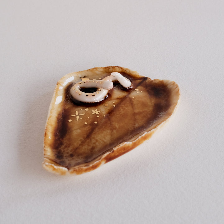 Leaf Dish | Brown Leaf Snake