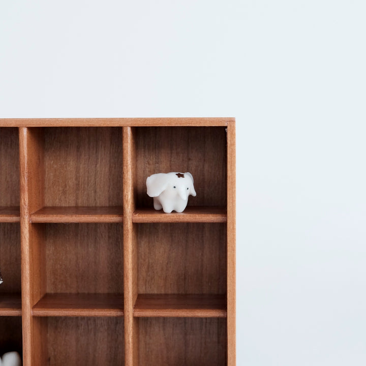 Mini Cherry Wood Display Shelf