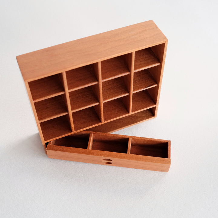 Mini Cherry Wood Display Shelf