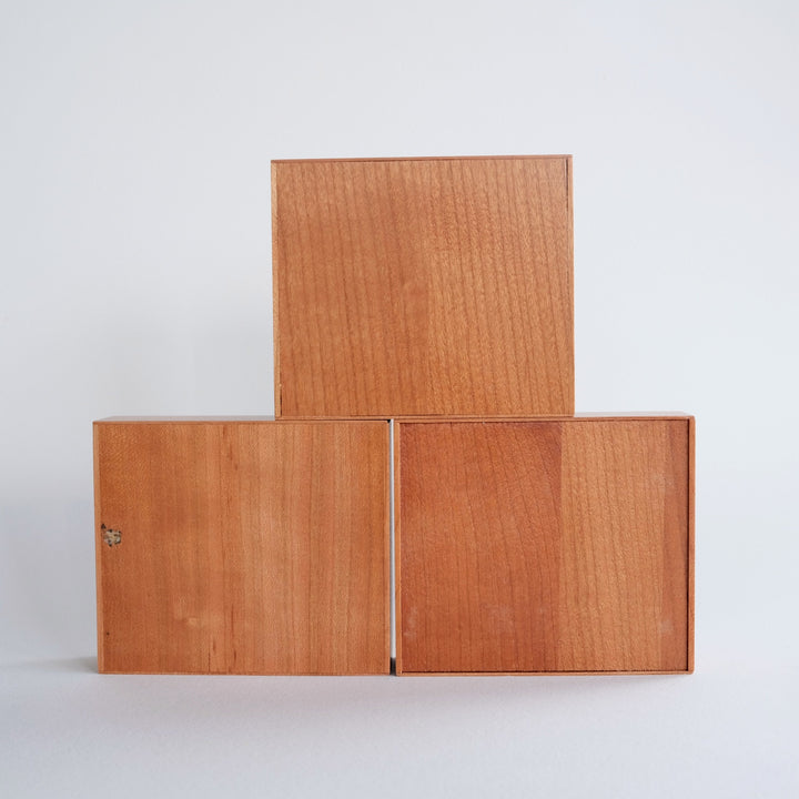 Mini Cherry Wood Display Shelf