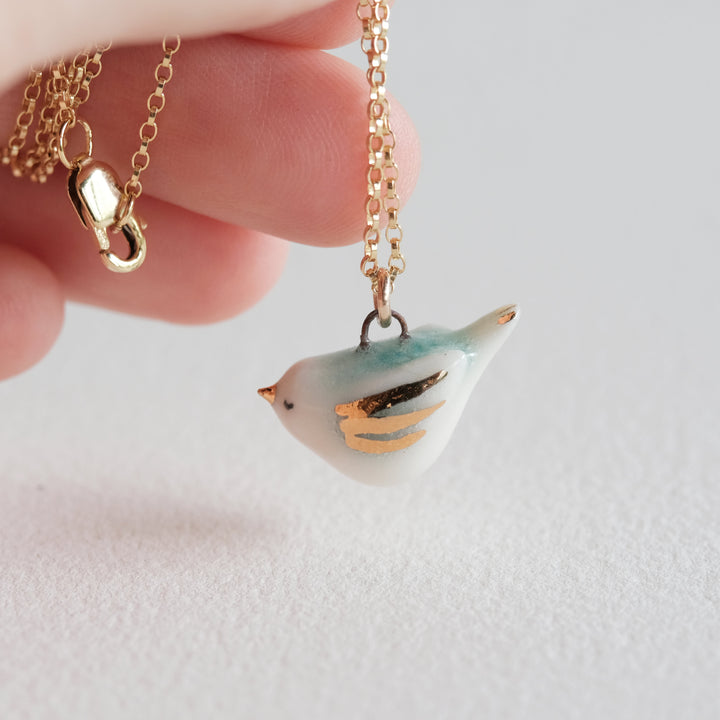 Jade Bird Necklace