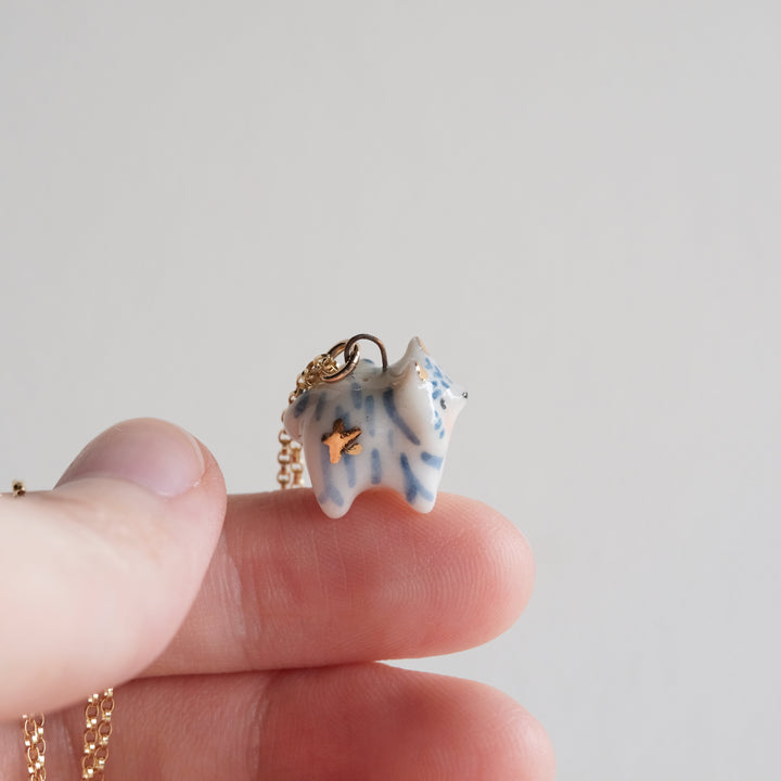 Blue Tiger Necklace