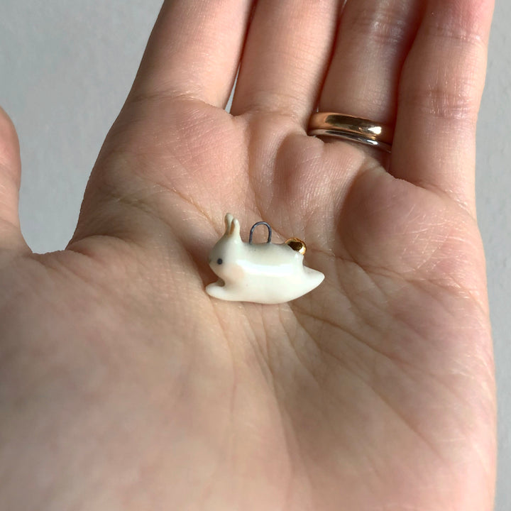 *Seconds* Porcelain Bunny Necklace