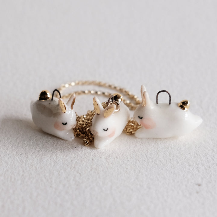 Porcelain Bunny Necklace