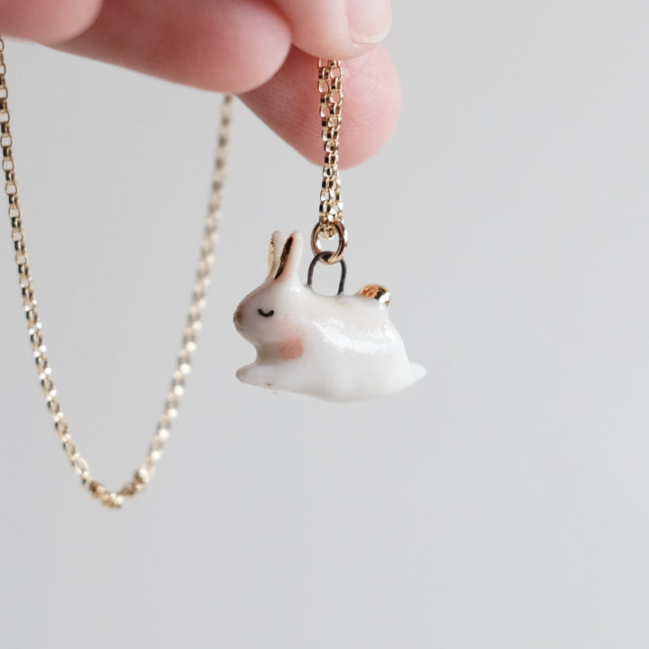 Porcelain Bunny Necklace