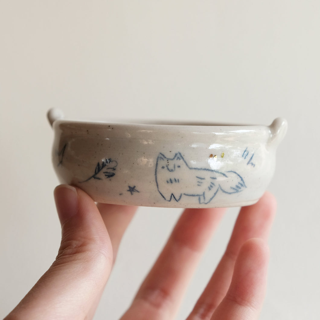 Etched Fox Vessel