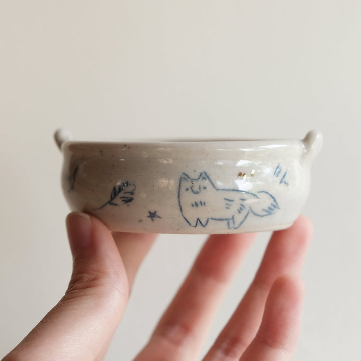 Etched Fox Vessel