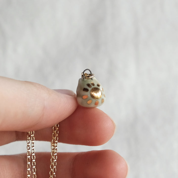 Celadon Sun Frog Necklace | Gloss