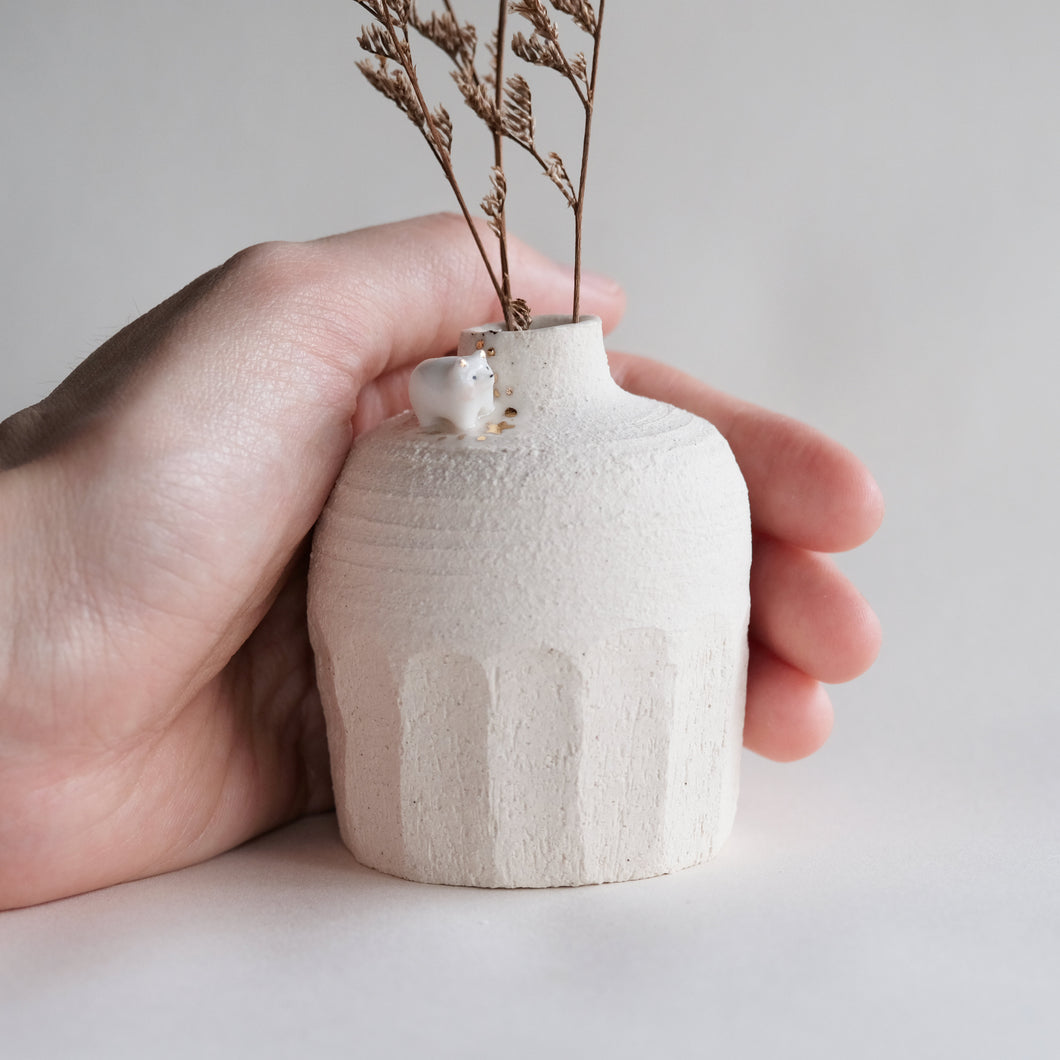 Carved Bear Vase | Good Juju