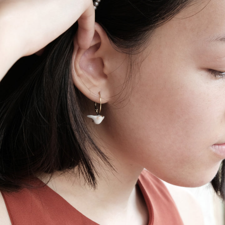 Pacific Swallow Ear Hoops | 14k Gold Filled