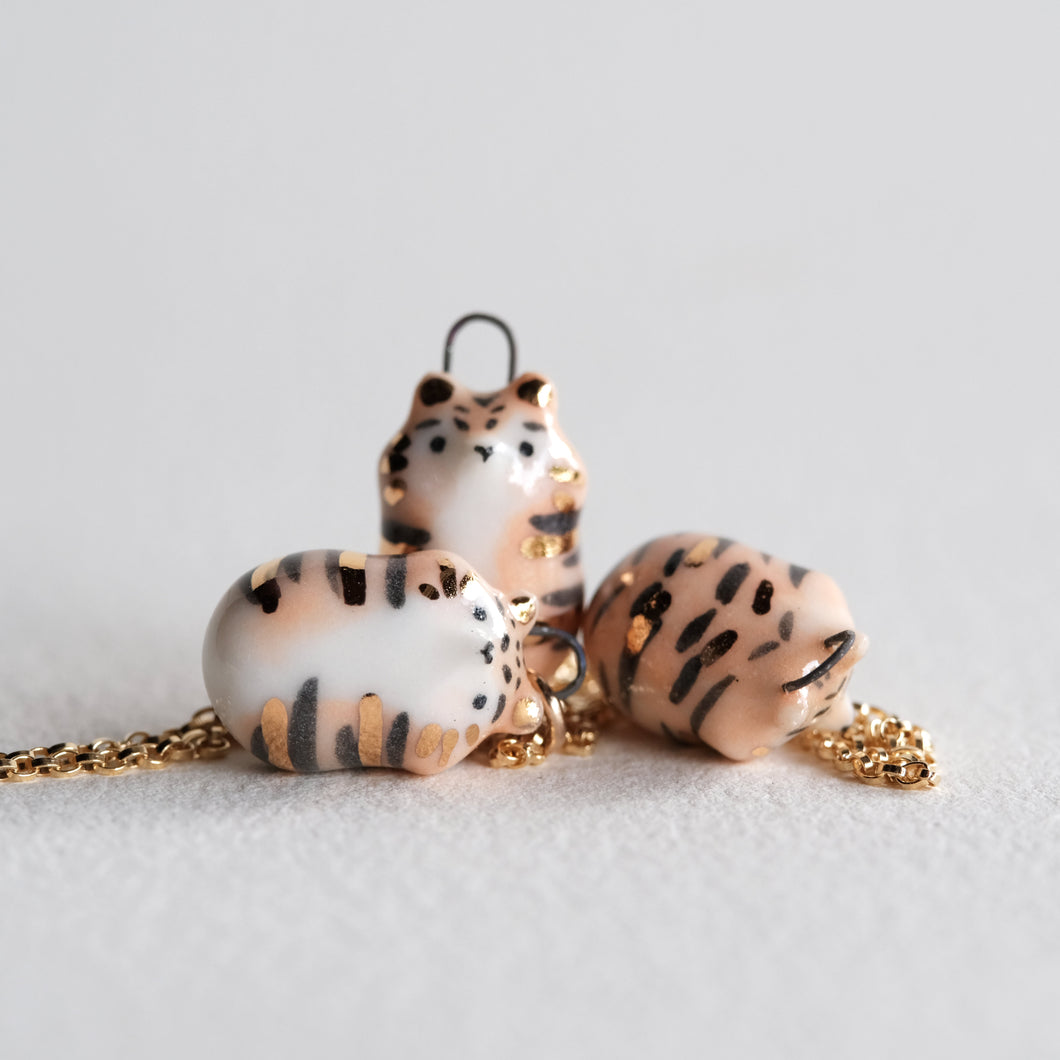 Brave Tiger Nugget Necklace